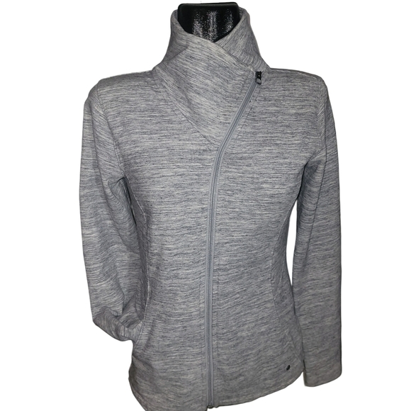 Tuff Athletics Grey Heathered Performance Jacket S - Picture 1 of 7